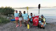 Köyceğiz Gölü'nde tarihi buluşma: İki devlet tek yürek oldu