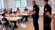 Çankırılı öğrenciler itfaiye istasyonunda mesleği yakından tanıdı