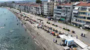 Mudanya sahillerinde adım atacak yer kalmadı
