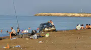 Caretta yuvalarına araçla girdiler Yasaklar çiğnendi