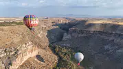 Ihlara Vadisi semalarında balon turizmi yükselişe geçti