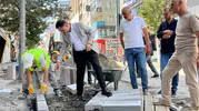 Yakutiye sokaklarında yenileme mesaisi hız kazandı
