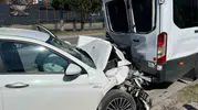 Samsun'da trafik dehşeti: İki aracın karıştığı kazada dört kişi hastanelik oldu
