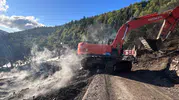 Kastamonu'da 11 haneyi yutan felaketin ardından enkaz temizliği başladı