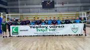 Bayburt'ta Cumhuriyet coşkusu voleybol filelerinde hayat buldu