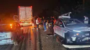 Antalya'da D-400 kara yolunda zincirleme facia: Dört araç birbirine girdi