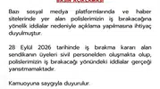 Emniyetten 'iş bırakma' iddialarına net yanıt: Polis teşkilatı görev başında