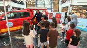 Kayseri'de Minik Kahramanlar İtfaiye Parkurunda Görev Başında