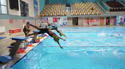 Muş'un sularında olimpiyat hayalleri: Geleceğin şampiyonları havuzda ter döküyor