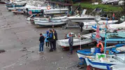 Karadeniz'in hırçın dalgaları Akçakoca'da balıkçıların ekmek teknesini yuttu