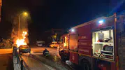 Uşak'ta park halindeki araç küle döndü: Kundaklama şüphesi mercek altında