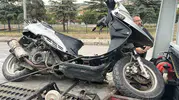 Burdur'da şüpheli motosiklet denetimi: Kimlik tespiti yapılamadı