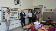 Turhal'da ders zili çaldı: Başkan Ural miniklerin heyecanına ortak oldu