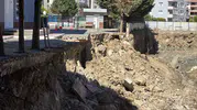 Mudanya'da gece yarısı korkutan çökme: Okul bahçesi inşaat alanına dönüştü