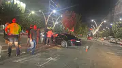 Batman'ın kalbinde trafik dehşeti: İki araç hurdaya döndü