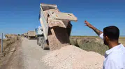 Siverek'te ulaşım çilesi tarih oluyor: Keçiburç yolunda hummalı çalışma