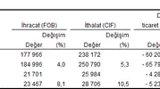 Dış ticarette Ağustos bilançosu: İthalat artış hızı ihracatı geride bıraktı