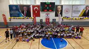 Karaman'da potanın minik yıldızları parkeye indi