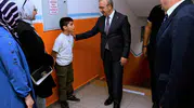 Eskişehir'de minik öğrencilerin ilk ders heyecanı sahada takip ediliyor