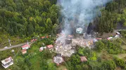 Kastamonu'da bir kıvılcım felakete dönüştü: 10 ev alevlere teslim oldu