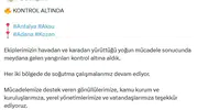 Alevlerle mücadelede sevindiren haber: İki kritik bölgeden zafer mesajı geldi