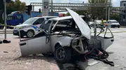 Konya'da kavşak dehşeti: İki aracın çarpıştığı kazada bilanço ağır