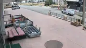 Sürücünün büyük ihmali iş yerini savaş alanına çevirdi