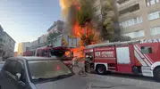 Kartal'da sabahın ilk ışıklarıyla başlayan kabus: Market küle döndü