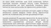 Okul pansiyonunda korku dolu anlar: Yük asansörü kazasında bir öğrenci yaralandı