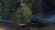 Harun Reşit Kalesi yakınlarında korkutan alevler: Ekipler zamanla yarıştı
