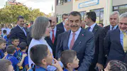 Bakan Tekin'in Kırklareli mesaisi: Okul bahçesinde İstiklal Marşı coşkusu