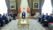 Külliye'de kritik temas: Erdoğan'ın konuğu Almanya'dan geldi