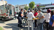 Yaya geçidinde korku dolu anlar: Bir kişi hastanelik oldu