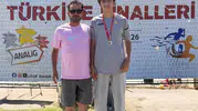 Denizli'deki finalde Erzincan'ın gururu oldu: Gümüş madalyayı boynuna taktı