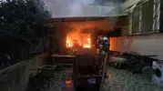 Hatay'da korkutan yangın: Alevlerin sardığı evden mucizevi kurtuluş