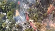 Antalya Kepez'de korkutan alevler: Ekipler seferber oldu