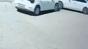 Diyarbakır'da site sakinlerini korkutan kaza: Güvenlik kamerası saniye saniye kaydetti