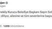 Emine Erdoğan'dan Sıddık Eraslan için taziye mesajı