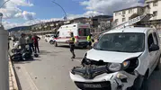 Körfez'de trafik dehşeti: Motosikletli sürücü yaşam mücadelesi veriyor
