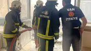 Van'da stadyum projesine gölge düştü: Yıkım alanında korkutan yangın