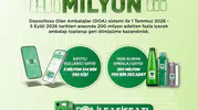 Geri dönüşümde devrim: 200 milyon ambalaj çöpe gitmekten kurtuldu