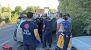 Adıyaman yolunda dehşet anları: Takla atan araçtan sağ çıktılar