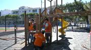 Miniklerin neşe kaynağı parklar baştan aşağı yenileniyor