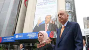 New York sokaklarında dikkat çeken anlar: Erdoğan çifti BM'ye yürüyerek gitti