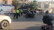 Otogar kavşağında korkutan kaza: Yaya ve sürücü hastanelik oldu