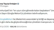 Erdoğan'dan Meloni'ye tarihi başarı için özel kutlama mesajı