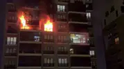 Nilüfer'de korku dolu anlar: Apartman dairesini saran alevler hastanelik etti
