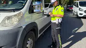 Konya Bozkır'da okul zili çaldı, polis denetim için sahaya indi