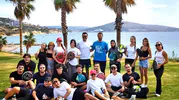 Çeşme'de gençlerin yeni tutkusu: Kortlarda padel rüzgarı esti