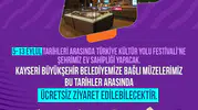 Kayseri'de kültür şöleni başlıyor: Müzeler kapılarını ardına kadar açtı